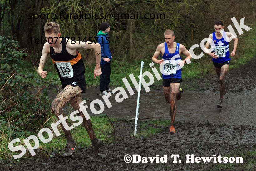 Senior mens 2023 North Eastern Cross Country Champs., Temple Park, South Shields. Photo: David T. Hewitson/Sports for All Pics